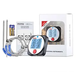 Термометр харчовий електронний 4-канальний Bluetooth -40-300 °C WINTACT WT308B - мініатюра 7