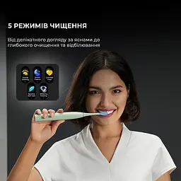 Електрична зубна щітка Oclean X Ultra 20 Electric Toothbrush Black - мініатюра 11
