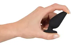 Анальна пробка Orion Black Velvets Heavy Plug Small 7.8 см (чорний) - мініатюра 4