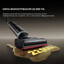 Акумуляторний пилосос миючий Dreame H15 Pro Heat HHR48A Black - мініатюра 9