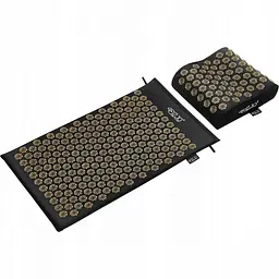 Килимок акупунктурний з подушкою 4FIZJO Ergo Mat Аплікатор Кузнєцова Black/Gold (P-5907739313881) - мініатюра 3