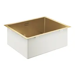 Кухонна мийка Grohe 550 x 450 мм, під стільницю, 1 чаша, матова 31574GN1, Золотий