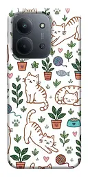TPU чохол Demsky Cats pattern для Xiaomi Redmi 15C (EU)