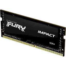 Оперативна пам'ять Kingston Fury 16GB SODIMM DDR4 3200MHz Impact Black (KF432S20IB/16)