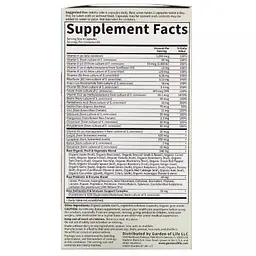 Мультивітаміни для чоловіків 50+ Garden of Life Vitamin Code 50 & Wiser Men 240 вегетаріанських капсул - мініатюра 3