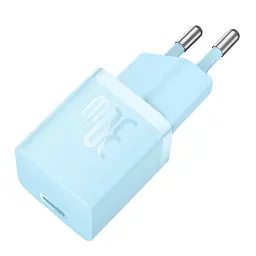 Сітчасте зарядне пристрій Baseus GaN5 Fast Charger (mini) 1C 30W Синій (CCGN070603)