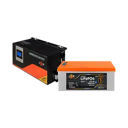 Комплект резервного живлення LP(LogicPower) ДБЖ + літієва (LiFePO4) батарея (UPS W3000 + АКБ LiFePO4 5888W)