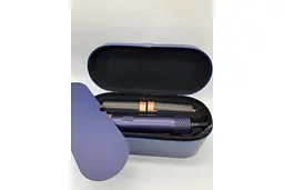 Стайлер 5в1 HAIR BRUSH Styler + Коробка з функціями об'єму, випрямлення, накручування темно-синій - мініатюра 4