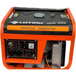 Генератор Lutian інверторний LT4500E, 3.5 kW, 220V, 50Hz, об'єм 15 л, електрозапуск (LT4500EI) - мініатюра 3
