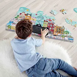 Пазл Hape Міський пейзаж з анімацією 50 елементів (E1629) - мініатюра 5