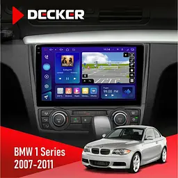 Штатна магнітола BMW 1 Series 2007-2011 Climate Decker D9-009 4x64, DSP, 4G, 2k Decker (НФ-00008155)