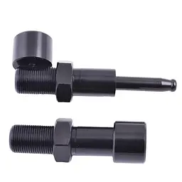Трубка курильна металева болт №4684 Black (15665) - мініатюра 2