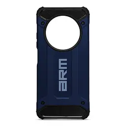 Чехол для Xiaomi Redmi 14C 4G/A4 5G Poco C75 4G/M7 5G, Panzer, синий, противоударный, бронированный, милитари, панель-накладка, защита всего корпуса, защита дисплея и камеры, термополиуретан (TPU) + поликарбонат (PC), ArmorStandart (ARM79374)