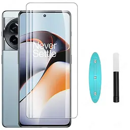 Захисне скло DK для OnePlus Ace 2 Pro UV Curved 015456 clear 2 шт. - мініатюра 4