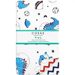 Підковдра дитяча Cosas Space Dino 110х140 см (DinoSpace_zig_140q)