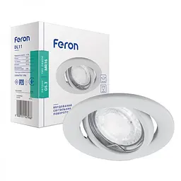 Свiтильник точковий Feron DL11 під лампу білий (15114)