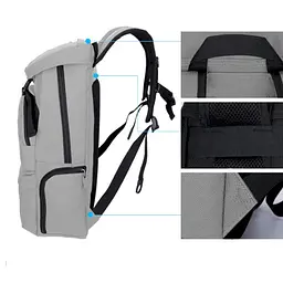 Рюкзак Tigernu T-B3210 15.6 Silver Grey - мініатюра 4