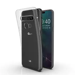 Силіконовий чохол BeCover для LG G8s Transparancy (705057) - мініатюра 4