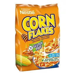 Cухий сніданок Nestle Corn Flakes Honey&Nut безглютенові пластівці з медом та арахісом 450 г
