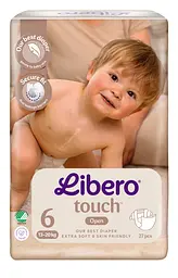 Підгузки Libero Touch 13-20 кг розмір 6 27 шт. - мініатюра 2