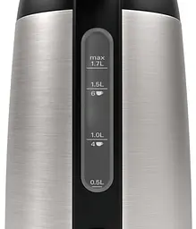 Електрочайник Bosch TWK3P420 1.7 л нержавіюча сталь/чорний - мініатюра 2