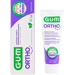 Зубна паста-гель GUM Ortho 75 мл