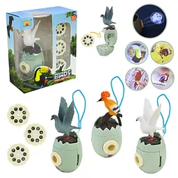 Оптичний іграшковий проектор Birds Projector у формі яйця зі змінними дисками (2200-37) в асортименті
