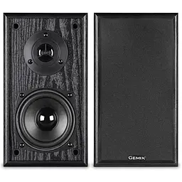 Колонки Gemix TF - 611 Black 2.0 сателіти 2 x 18 Вт, МДФ, функція 3D, живлення від мережі 220V, керування ззаду