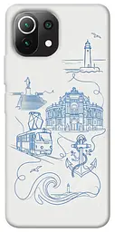 TPU чохол Demsky Southern pearl для Xiaomi Mi 11 Lite