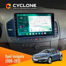 Штатна магнітола Opel Insignia 2008-2013 Cyclone C9-013 4x64 DSP 4G Cyclone (НФ-00007385)