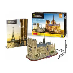 Пазл Cubic Fun Тривимірний пазл National geographic Нотр-Дам-де-Парі (DS0986h) - мініатюра 3