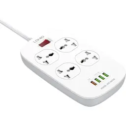 Мережевий фільтр живлення LDNIO SC4407Q 4роз. 4USB 2м (SC4407Q) - мініатюра 5