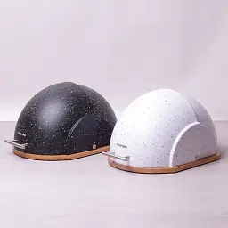 Хлебница Kamille KM-1106CH черный мрамор - мініатюра 4