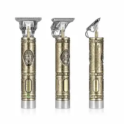 Акумуляторна машинка для стрижки волосся HAIR CLIPPER бритва тример окантувальний для бороди 5 Вт UKC T9 - мініатюра 5