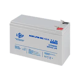 Акумулятор мультигелевий LPM-MG 12V - 7.2 Ah - мініатюра 4