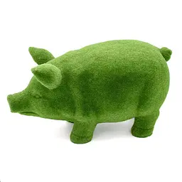 Декоративна фігурка Engard Green pig 35х15х18 см (PG-01) - мініатюра 3