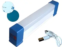 Акумуляторна LED лампа 20W світильник з магнітами USB зарядка ліхтар 20см 3 режими 2000мАч UKC BK-152 1316 - мініатюра 3