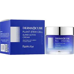 Крем  для обличчя FarmStay Derma Cube Plant Stem Cell Super Active Cream 80 мл