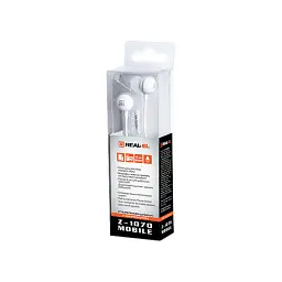 Навушники REAL-EL Z-1070 Mobile White (EL124100032) - мініатюра 2