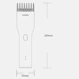 Тример для волосся Xiaomi Enchen Boost Hair Trimmer (Білий) - мініатюра 7