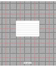 Зошит загальний Школярик Houndstooth print у клітинку 12 аркушів 30 шт. (012-3387K) - мініатюра 2
