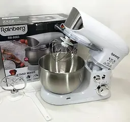 Планетарний міксер Rainberg RB-8083 з чашею 4 л, 3200 Вт - мініатюра 6