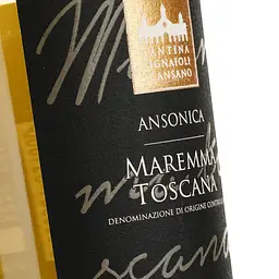 Вино Vignaioli Morellino di Scansano Ansonica Maremma бiле сухе 0.75 л - мініатюра 3