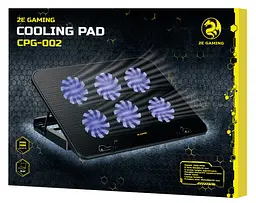 Охолоджувальна підставка для ноутбука 2E Gaming CPG002 6xFan LED 15.6 дюймів - мініатюра 9