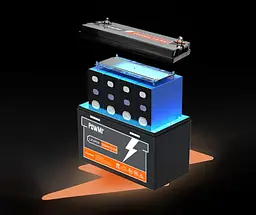 Акумулятор LiFePO4 150Ah — PowMr POW-150AH-12.8V 12.8V 6000 циклів - мініатюра 2