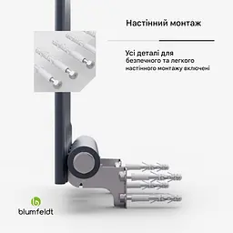 Водяний радіатор Blumfeldt Ontario 733 Вт (10045384) - мініатюра 5