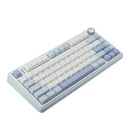Ігрова механічна клавіатура AULA F75 / Три режими підключення / Greywood V3 Switch / Blue White - мініатюра 3