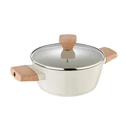 Каструля з кришкою Bergner Naturally 20 см 2.4 л (BG-34745-CR)