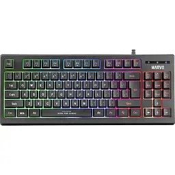 Клавіатура Marvo K607 3 colors-LED USB (K607) - мініатюра 3