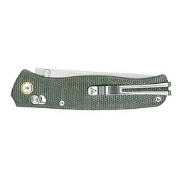 Ніж складаний туристичний SRM Medal 255L-MG3 (8.2 см) 140Cr / Micarta зелений - мініатюра 7